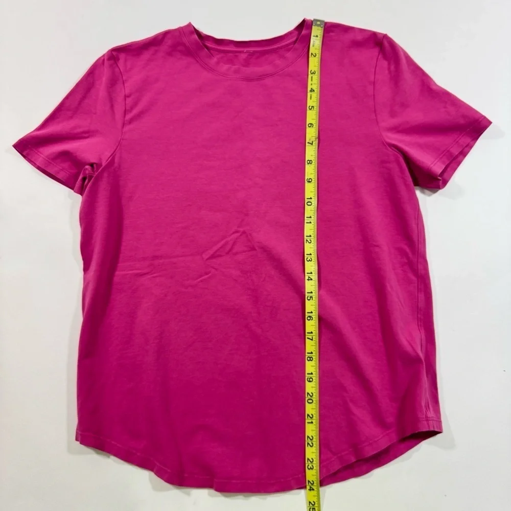 Lululemon Love Crew Tee Shirt Pink Short Sleeve